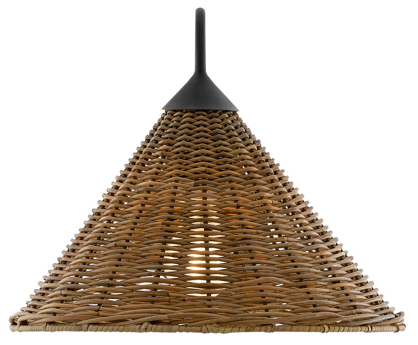 Currey and Company 5000-0139 One Light Wall Sconce, Blacksmith/Natural