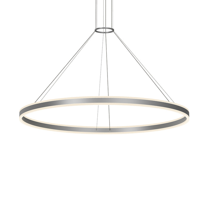 Sonneman 2309.16 LED Pendant, Bright Satin Aluminum