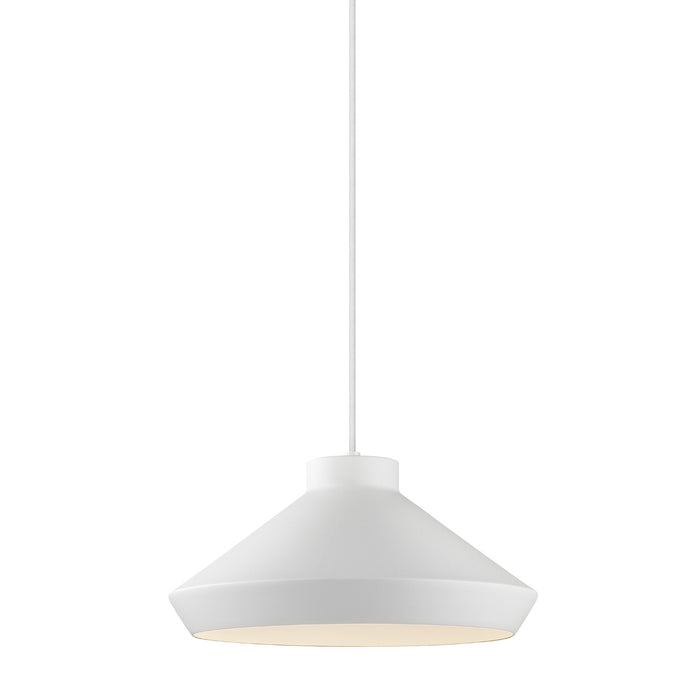 Sonneman 2752.03-E One Light Pendant, Satin White