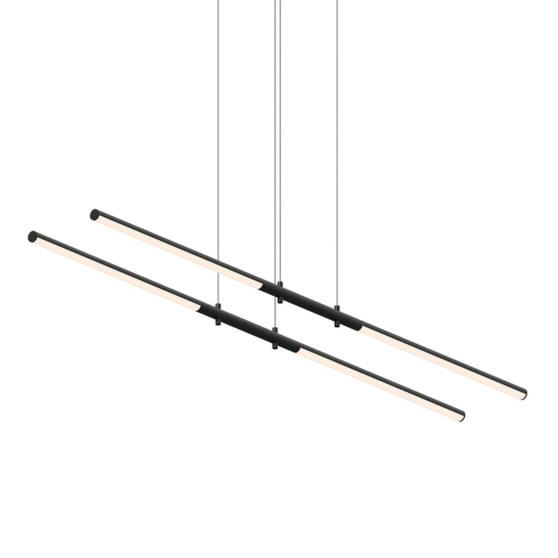 Sonneman 2801.25 LED Pendant, Satin Black