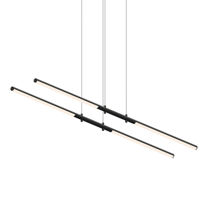 Sonneman 2801.25 LED Pendant, Satin Black