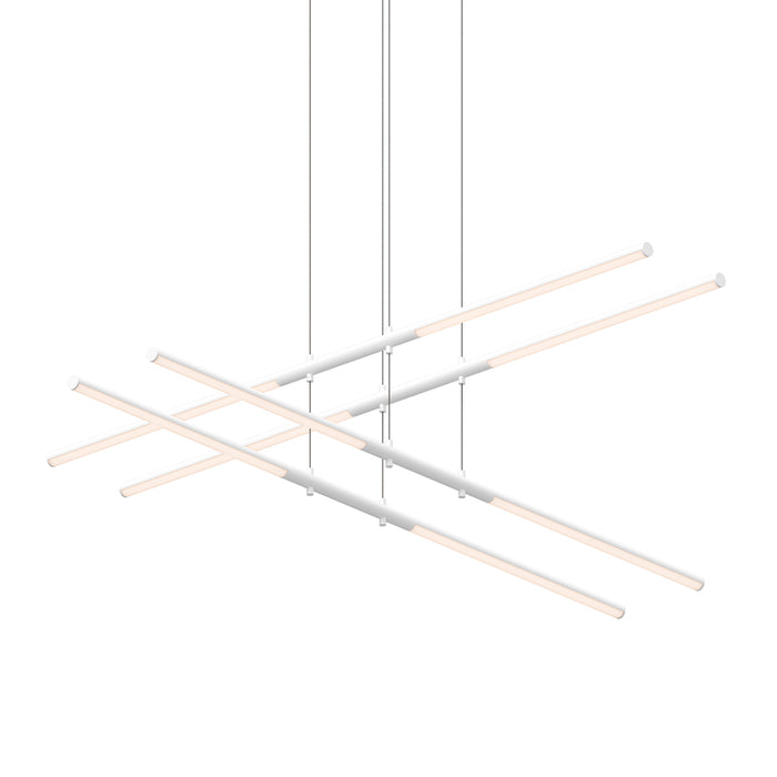 Sonneman 2802.03 LED Pendant, Satin White