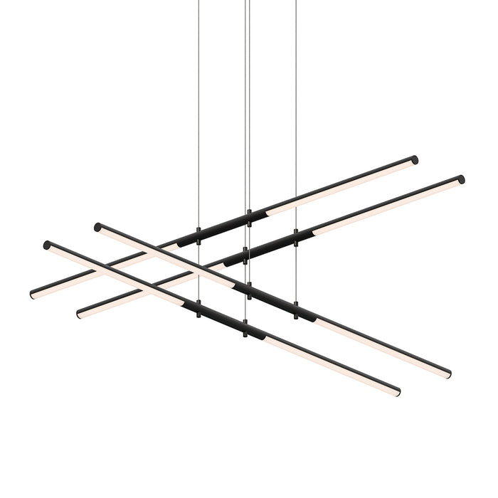 Sonneman 2802.25 LED Pendant, Satin Black