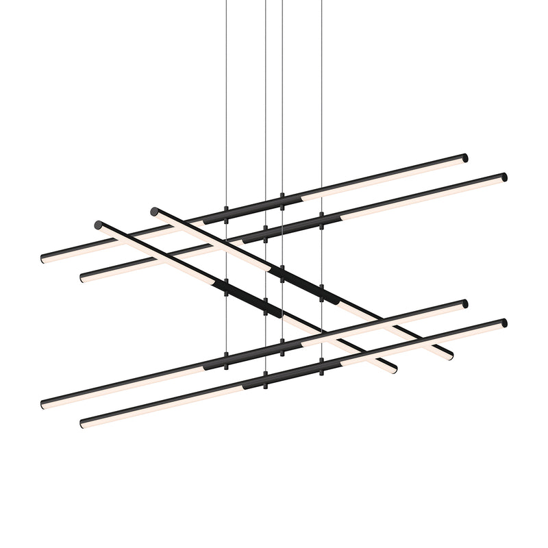 Sonneman 2803.25 LED Pendant, Satin Black
