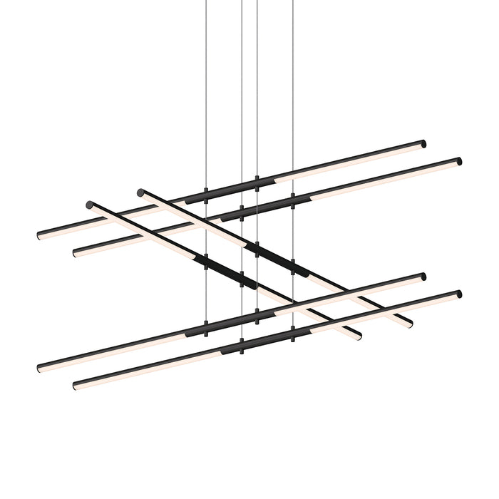 Sonneman 2803.25 LED Pendant, Satin Black