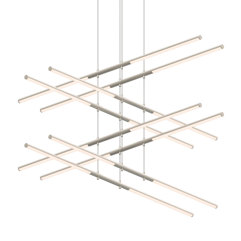 Sonneman 2804.13 LED Pendant, Satin Nickel