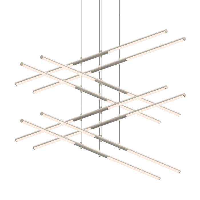 Sonneman 2804.13 LED Pendant, Satin Nickel