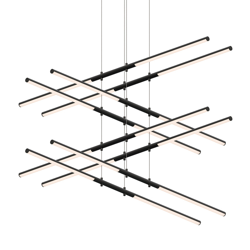 Sonneman 2804.25 LED Pendant, Satin Black