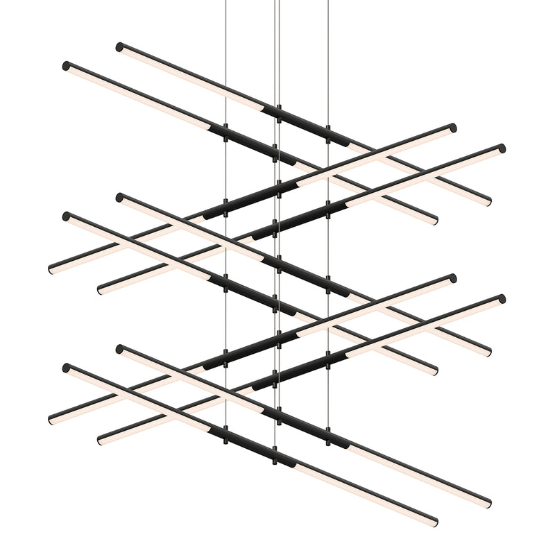 Sonneman 2805.25 LED Pendant, Satin Black