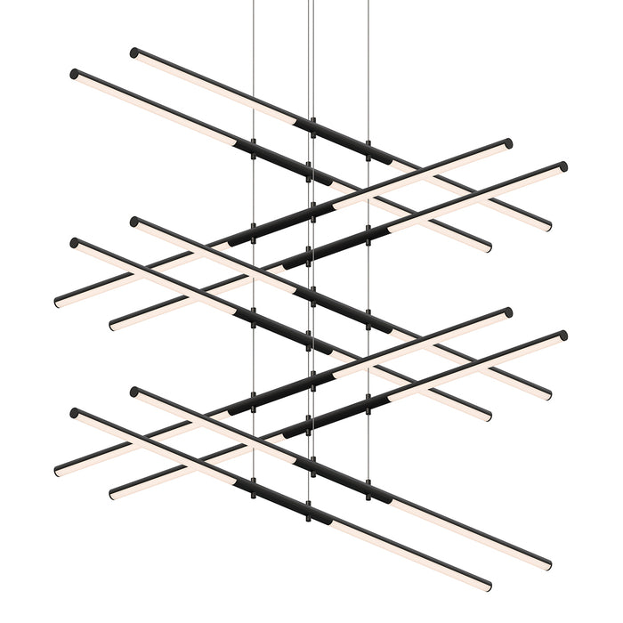 Sonneman 2805.25 LED Pendant, Satin Black