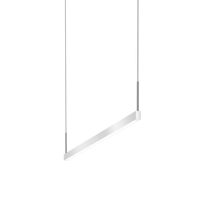 Sonneman 2816.16-3 LED Pendant, Bright Satin Aluminum