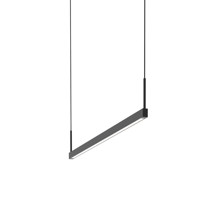 Sonneman 2816.25-3 LED Pendant, Satin Black