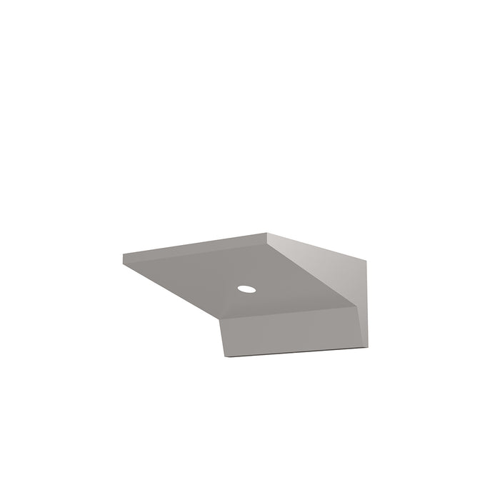 Sonneman 2850.16-FD LED Wall Sconce, Bright Satin Aluminum