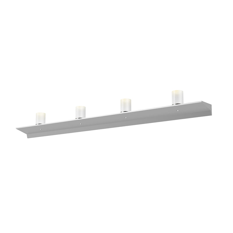 Sonneman 2853.16-SW LED Bath Bar, Bright Satin Aluminum