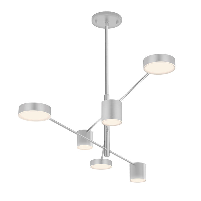 Sonneman 2883.16 LED Pendant, Bright Satin Aluminum