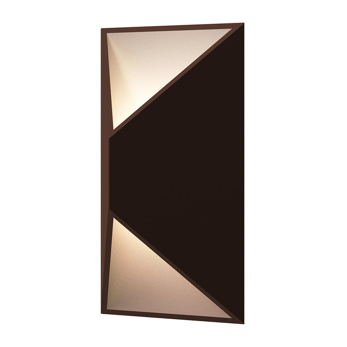 Sonneman 7100.72-WL LED Wall Sconce, Textured Bronze