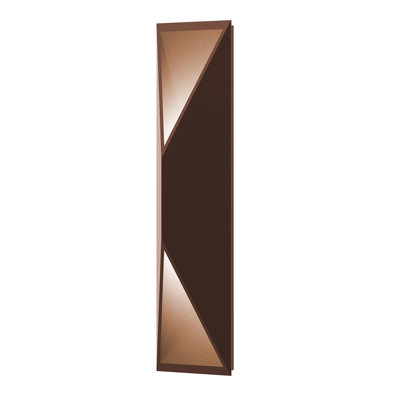 Sonneman 7102.72-WL LED Wall Sconce, Textured Bronze