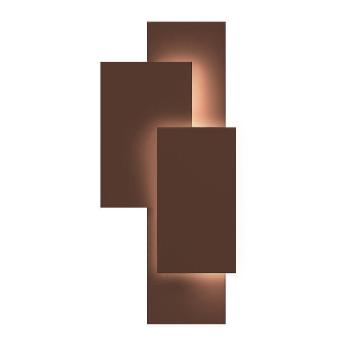 Sonneman 7110.72-WL LED Wall Sconce, Textured Bronze