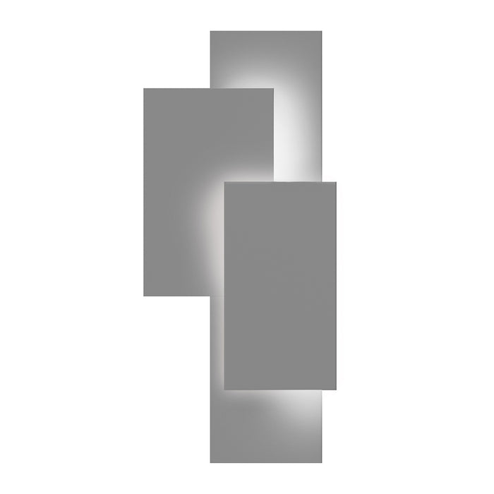 Sonneman 7110.74-WL LED Wall Sconce, Textured Gray