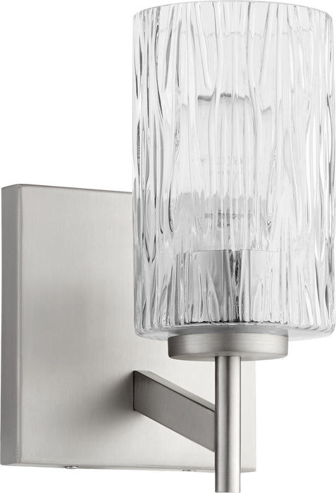 Quorum 520-1-65 One Light Wall Mount, Satin Nickel