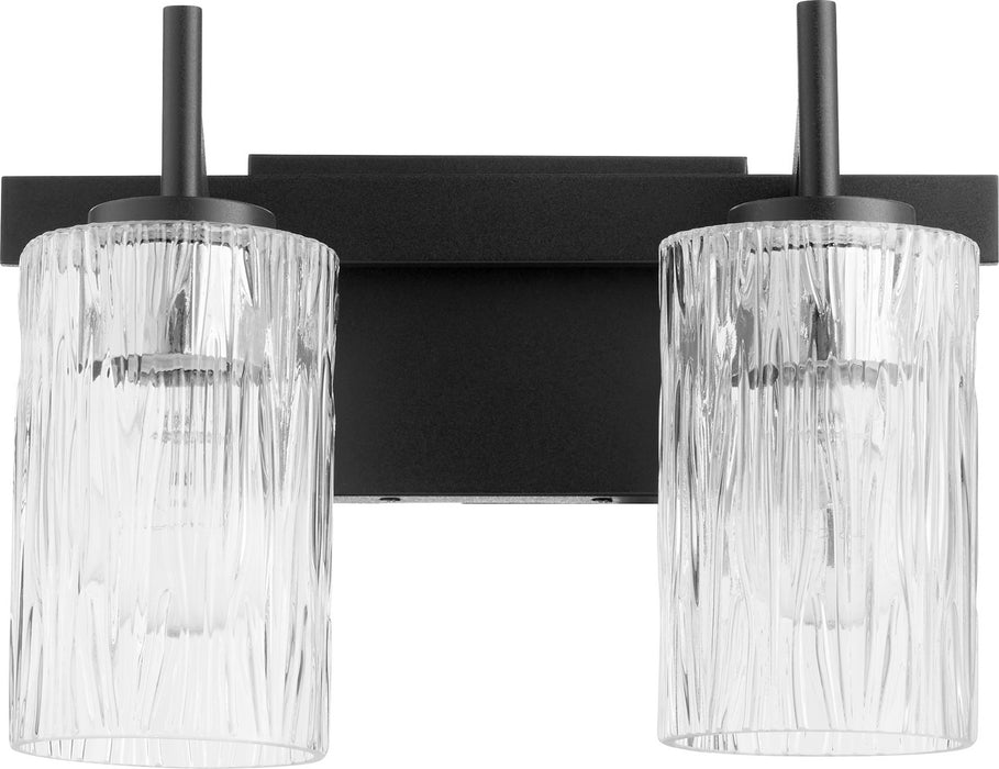 Quorum 520-2-69 Two Light Vanity, Textured Black