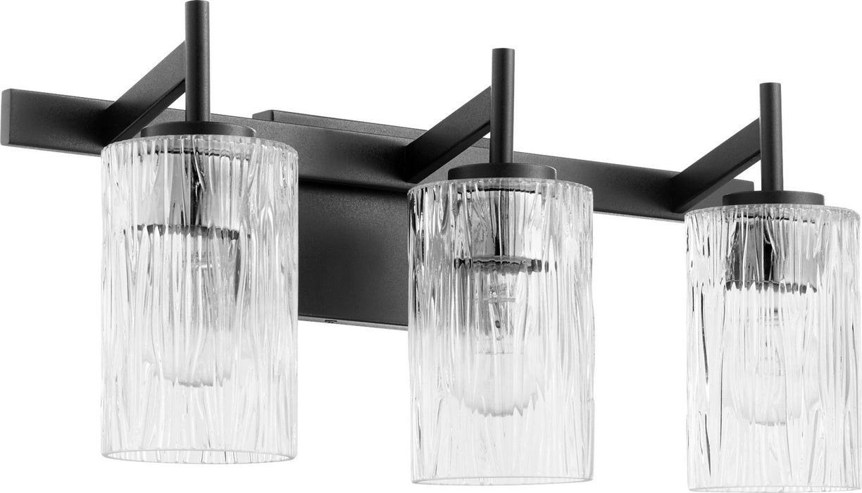 Quorum 520-3-69 Three Light Vanity, Textured Black