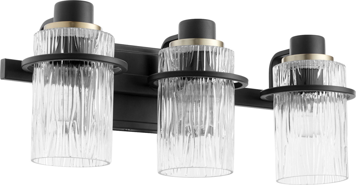 Quorum 527-3-69 Three Light Vanity, Textured Black