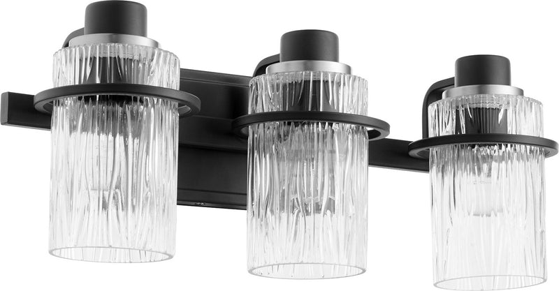 Quorum 527-3-69 Three Light Vanity, Textured Black