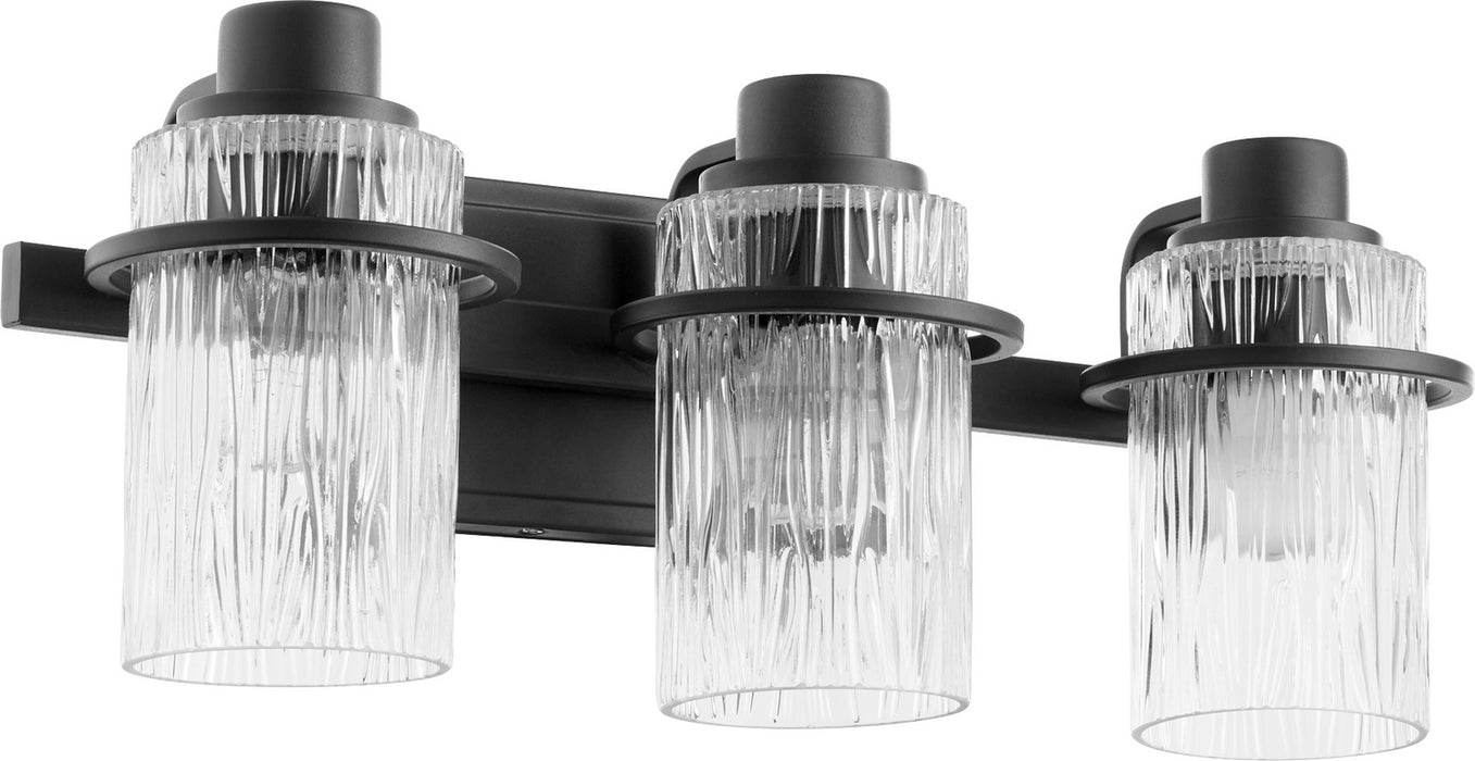 Quorum 527-3-69 Three Light Vanity, Textured Black