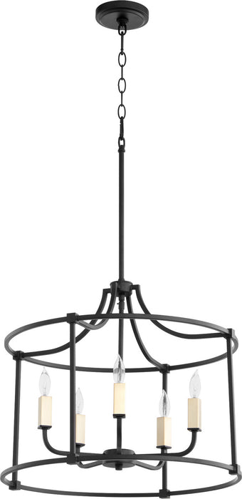 Quorum 646-5-69 Five Light Nook, Textured Black