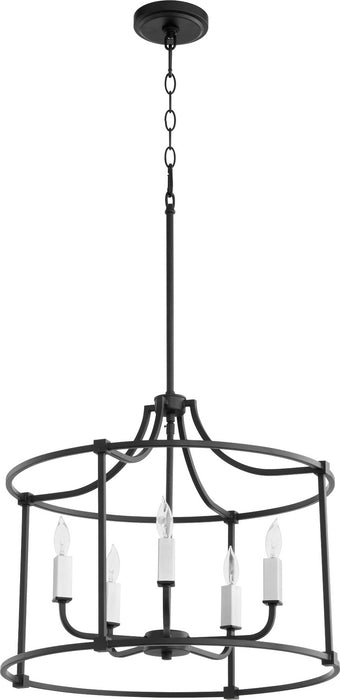 Quorum 646-5-69 Five Light Nook, Textured Black