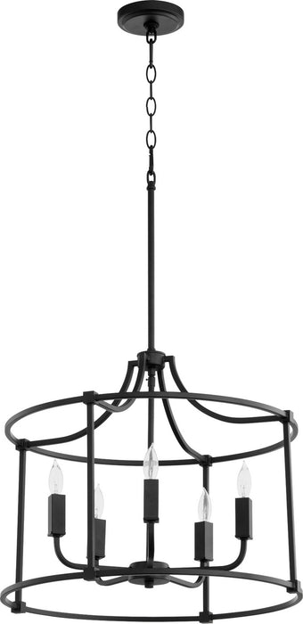 Quorum 646-5-69 Five Light Nook, Textured Black