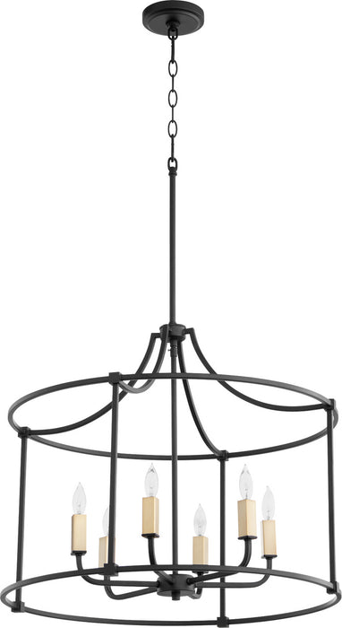 Quorum 646-6-69 Six Light Nook, Textured Black