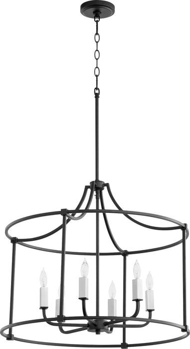 Quorum 646-6-69 Six Light Nook, Textured Black