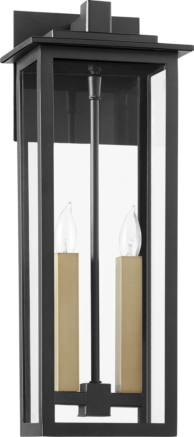 Quorum 7027-2-69 Two Light Wall Mount, Textured Black