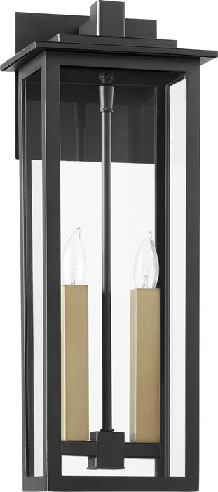 Quorum 7027-2-69 Two Light Wall Mount, Textured Black
