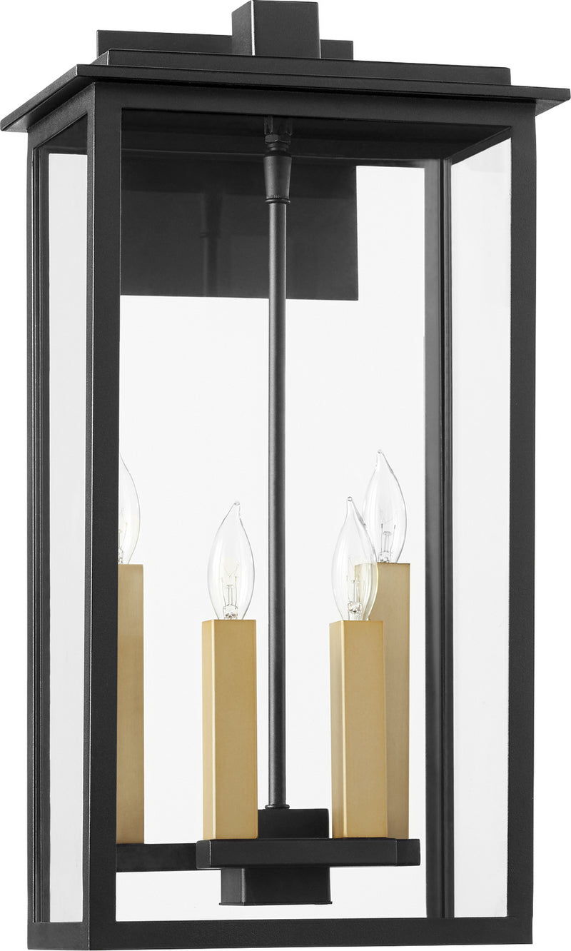 Quorum 7027-4-69 Four Light Wall Mount, Textured Black