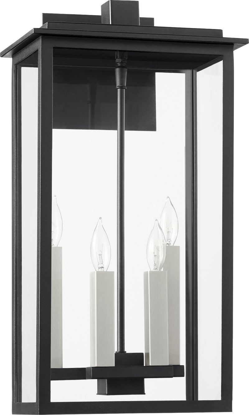 Quorum 7027-4-69 Four Light Wall Mount, Textured Black