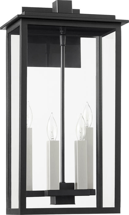 Quorum 7027-4-69 Four Light Wall Mount, Textured Black