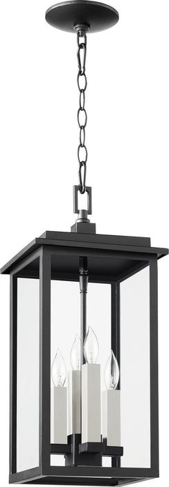 Quorum 7028-4-69 Four Light Pendant, Textured Black