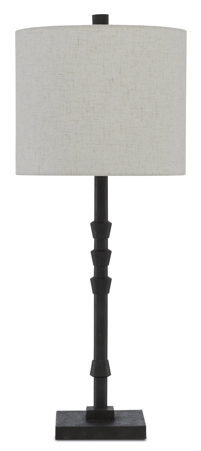 Currey and Company 6000-0344 One Light Table Lamp, MolÃ© Black