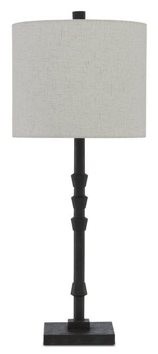 Currey and Company 6000-0344 One Light Table Lamp, MolÃ© Black