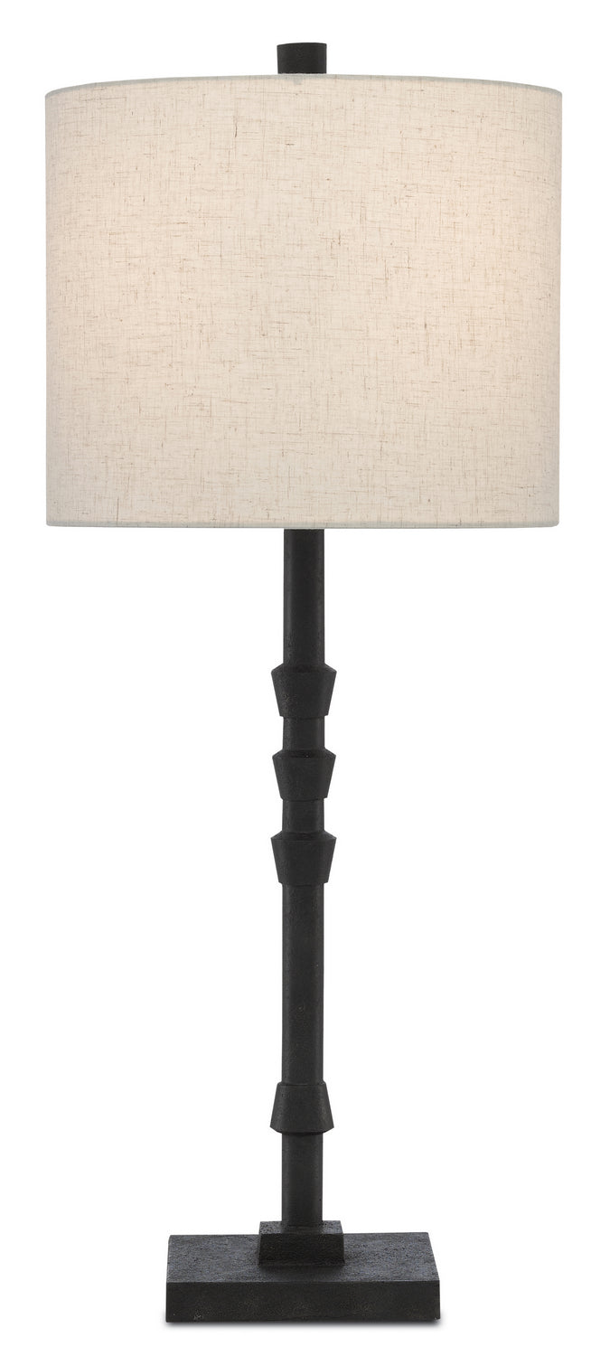 Currey and Company 6000-0344 One Light Table Lamp, MolÃ© Black
