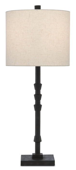 Currey and Company 6000-0344 One Light Table Lamp, MolÃ© Black