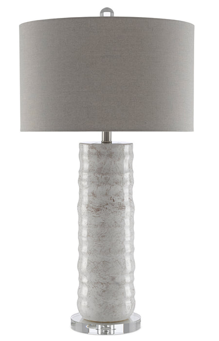 Currey and Company 6000-0432 One Light Table Lamp, Ivory/Taupe