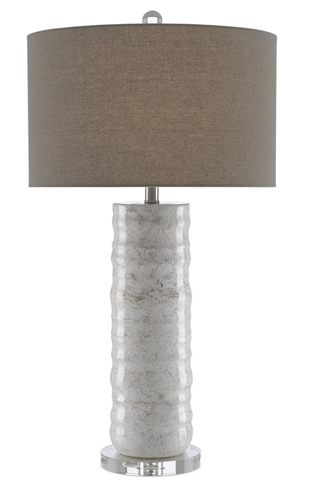 Currey and Company 6000-0432 One Light Table Lamp, Ivory/Taupe