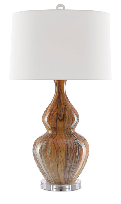 Currey and Company 6000-0462 One Light Table Lamp, Earth/Brown