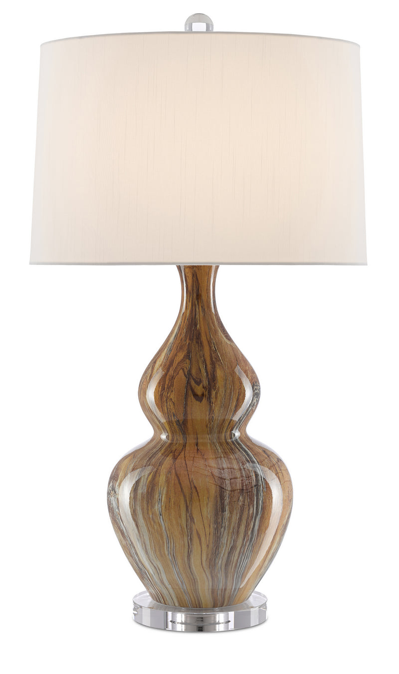 Currey and Company 6000-0462 One Light Table Lamp, Earth/Brown