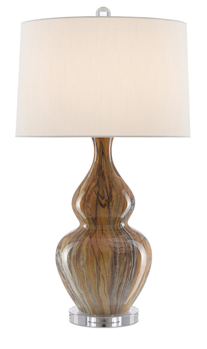 Currey and Company 6000-0462 One Light Table Lamp, Earth/Brown
