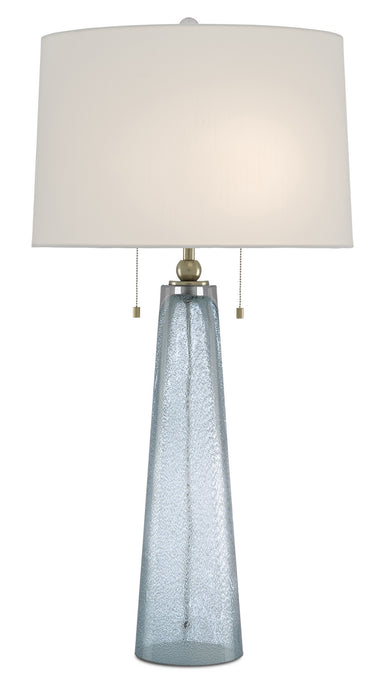 Currey and Company 6000-0498 Two Light Table Lamp, Blue